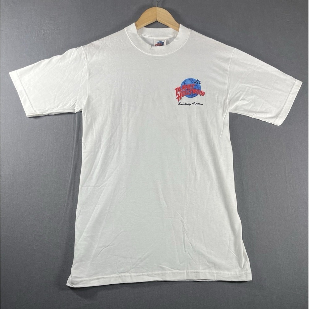 Vintage Planet Hollywood White Demi Moore Celebrity Edition 90s T-Shirt-Size S